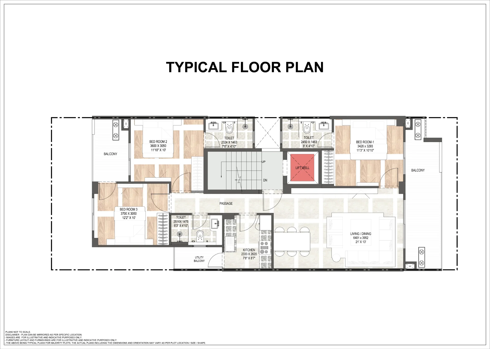 DLF Gardencity Enclave Floor Plan