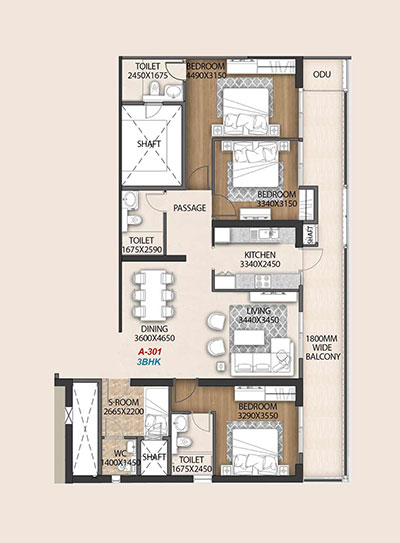 DLF Midtown Delhi Floor Plan